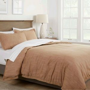 3pc Threshold King sized duvet and 2 king sized shams
